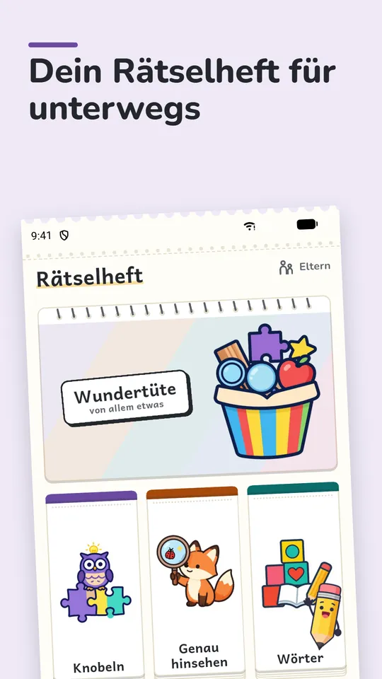 Store-Bild: Dein Rätselheft für unterwegs
