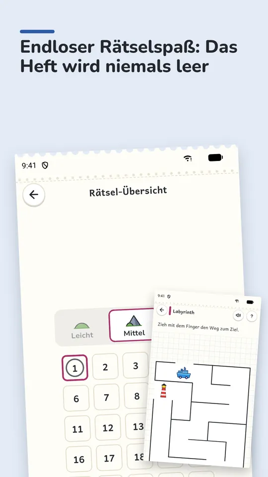 Store-Bild: Endloser Rätselspaß – das Heft wird niemals leer