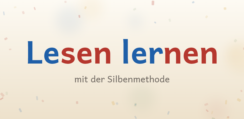 Silben Lesen – Buchseite in zweifarbiger Silbenschrift